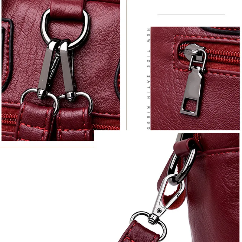 Multifunction Women Soft Leather Mini Backpack Female Shoulder Bag Sac a Dos Travel Ladies Bagpack Mochila School Bags For Girls