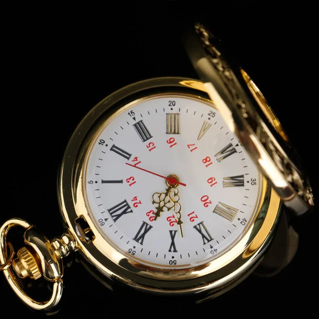 Orologio da tasca al quarzo di moda di lusso semplice orologio da