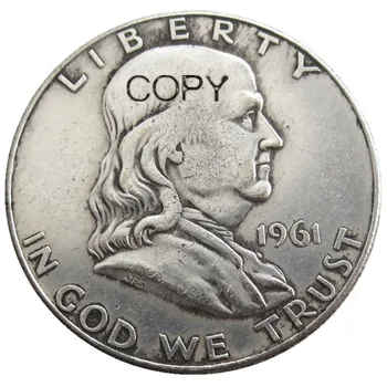 

US 1961 P/D Franklin Half Dollar Silver Plated Copy Coins