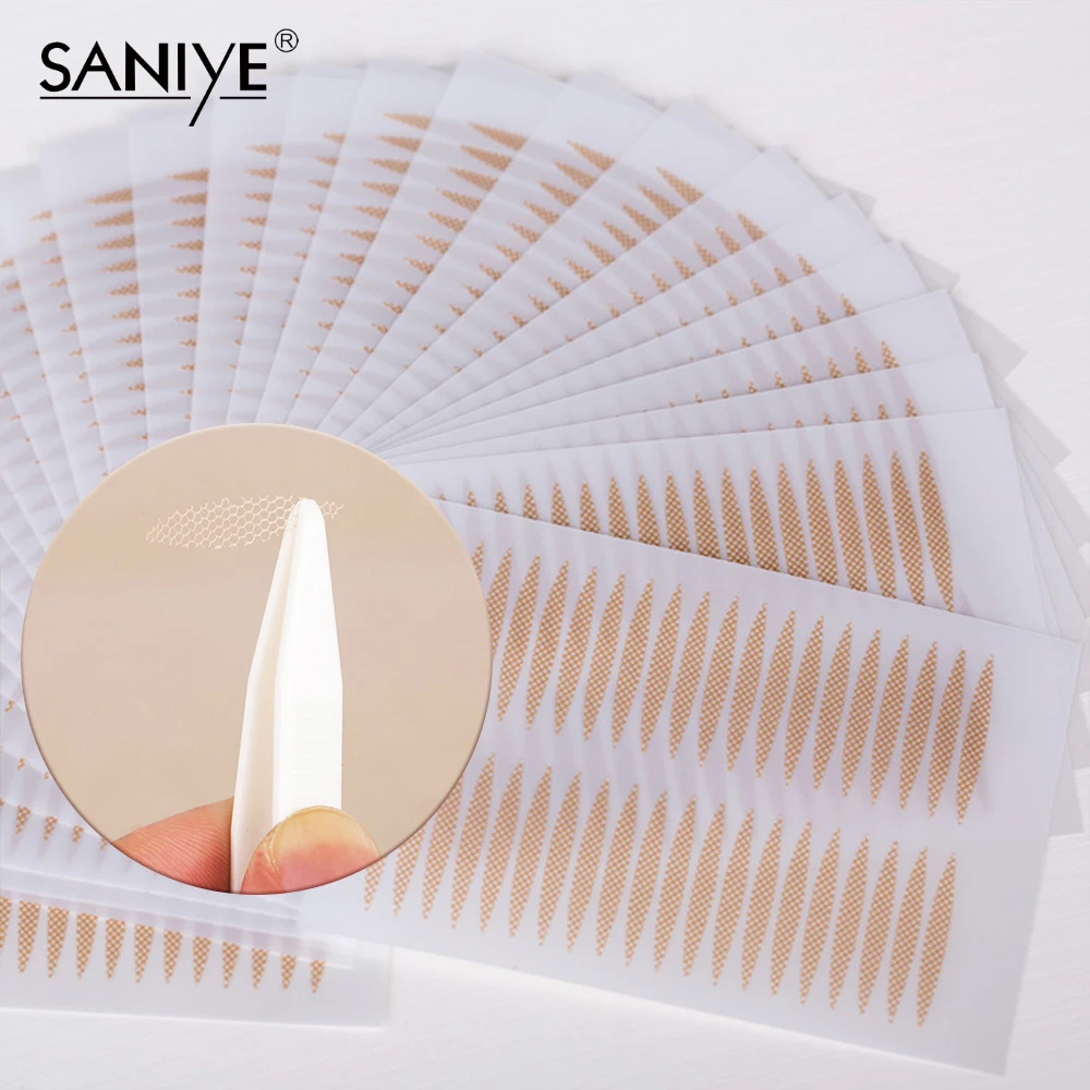 240PCS Invisible Eyelid Sticker Double Eyelid Stickers Transparent Self Adhesive Double Eye Tape Ladies Eye Makeup Tools double fold eyelid tape