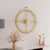 Giant Luxury Wall Clock Metal Iron Minimalist Industrial Style Quiet Golden 3D Clocks Reloj Pared Home Decoration Modern Design 9
