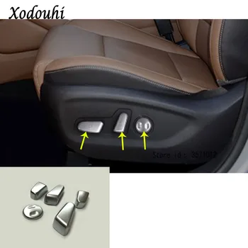 

Hot Sale For Hyundai Tucson 2015 2016 2017 2018 Car Body Styling Cover ABS Seat Adjustment Knob Button Switch Trim Parts 5pcs