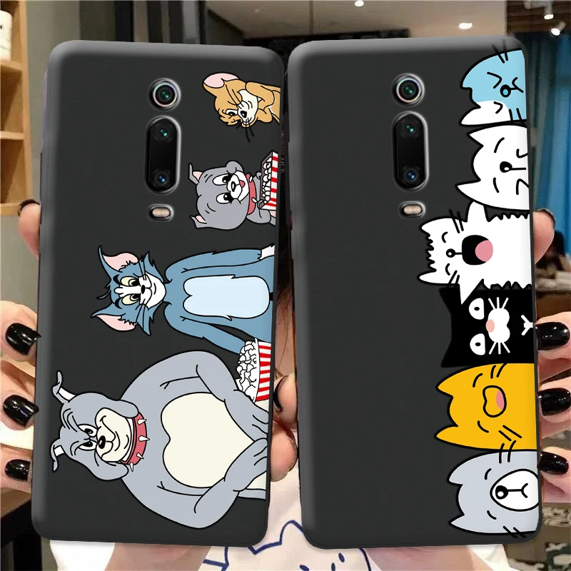 Силиконовый чехол для Xiaomi Redmi K20 милый чехол-накладка с мультяшным рисунком том и