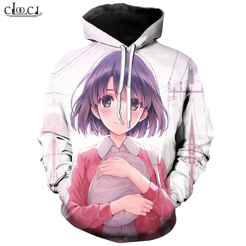 Японское аниме Saenai Heroine No Sodatekata толстовки для мужчин и женщин 3D принт кофта для бега Повседневная Уличная одежда пуловеры B386 - Цвет: Hoodies 13