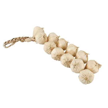 

House Kitchen Garden Indoor Decor Artificial Garlic Strings