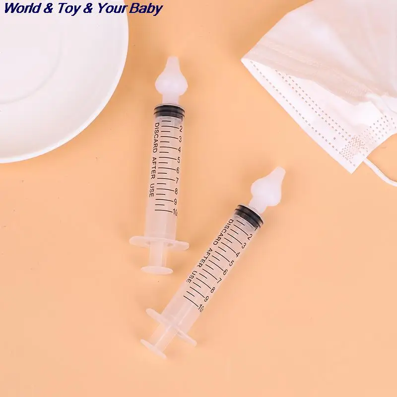 2pc 10ml Professional Syringe Nasal Irrigator With Syringes For Baby Infant Safe Nasal Cleaner For Newborns Infants Nose Cleaner