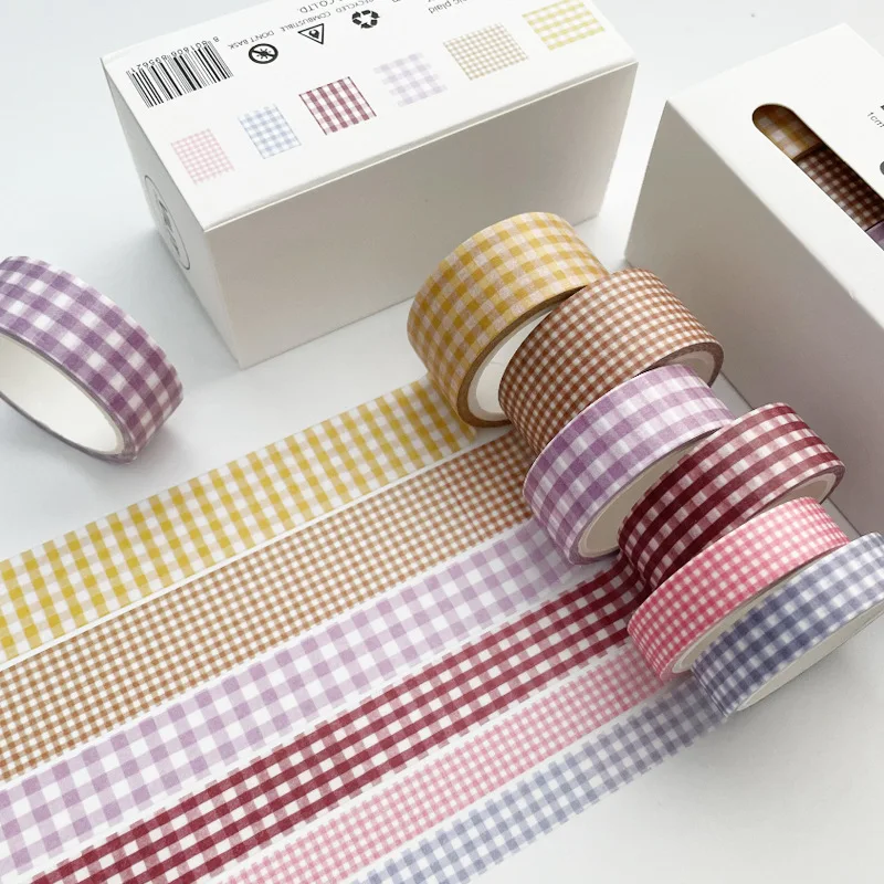 Decorative Planner Washi Tape, Color Masking Tape Set