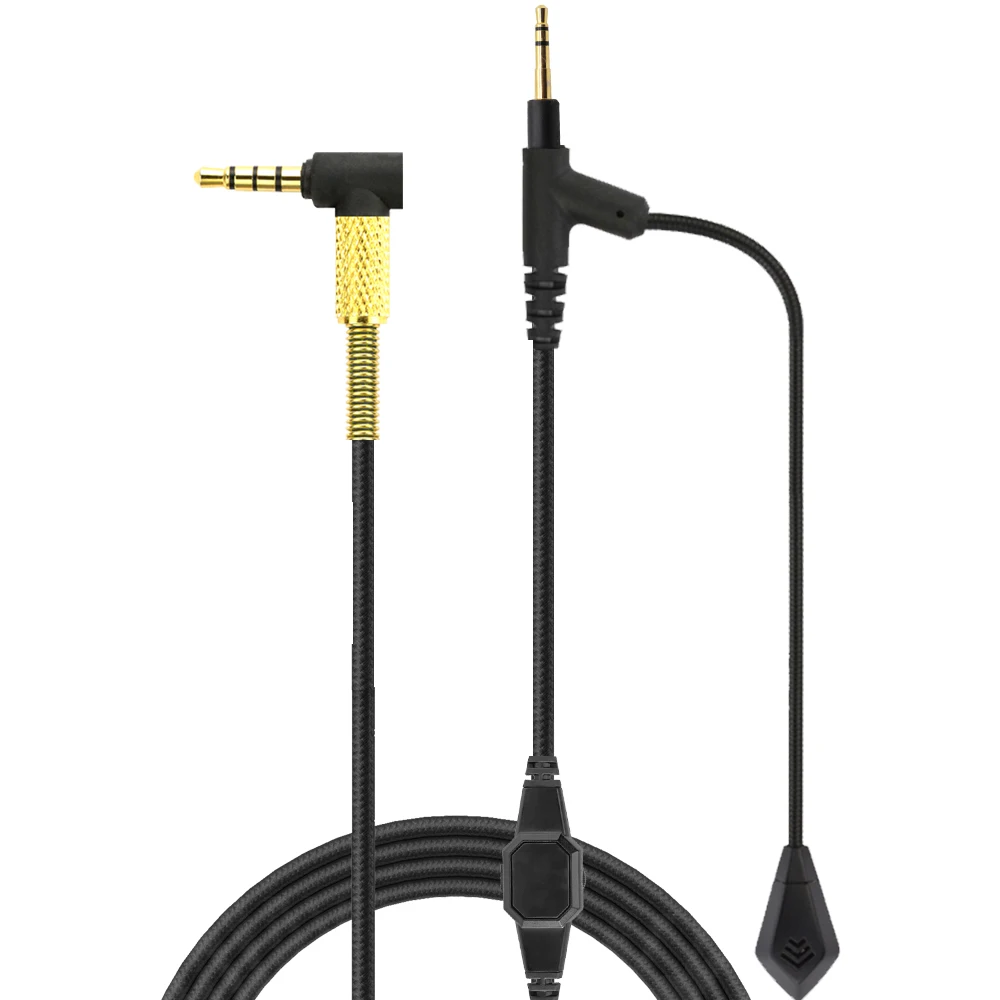 Upgrade Replacement Stereo Audio Cable Extension Music Cord For Sennheiser Momentum 2 0 HD1 Over On Ear Headphones 1 2meters