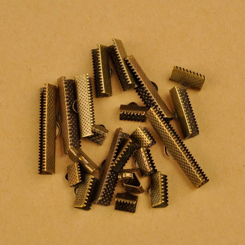 1000 шт. зажимы для застежки концевые колпачки шнура кожаный зажим коннекторы