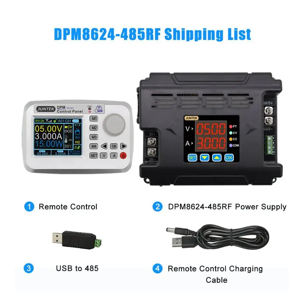 DPM8608-485 источник питания линии связи понижающее напряжение дистанционного цифрового управления постоянного напряжения тока dc-dc понижающий 60 в 8А