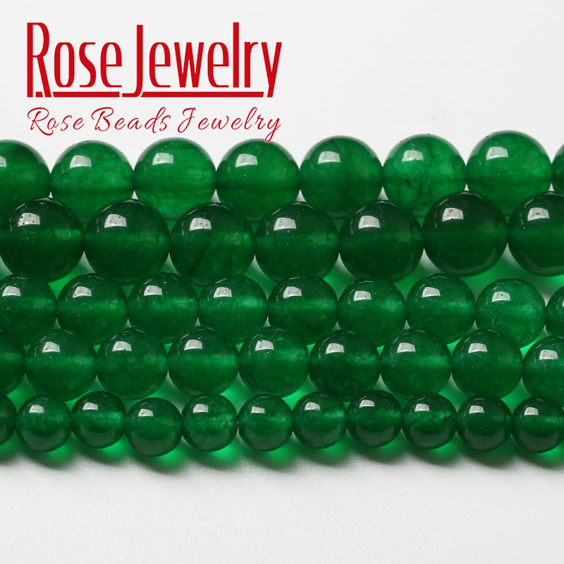 4-14mm Green Turquoise Round With the black Line DIY loose beads 15" 