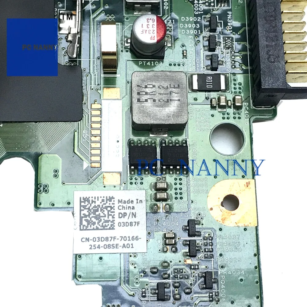 ПК Няня для DELL INSPIRON N4050 Материнская плата ноутбука 03D87F 3D87F HM65 DDR3 Протестирована