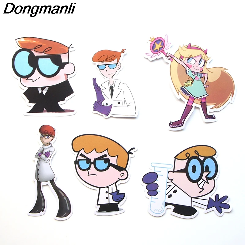 PC58 39 шт./компл. Dexter's Lab Скрапбукинг наклейка s для гитары ноутбука багаж автомобиля холодильник наклейка в стиле граффити
