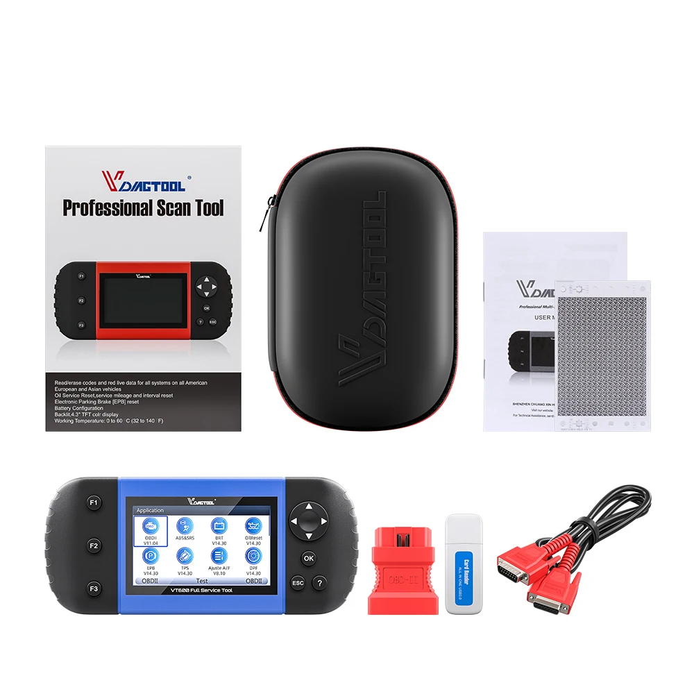 Автомобильный диагностический сканер VDIAGTOOL VT600 OBD2 инструмент для сканирования