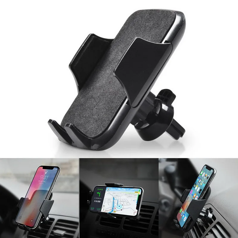 Силиконовый держатель для автомобильного телефона с зажимом на присоске без