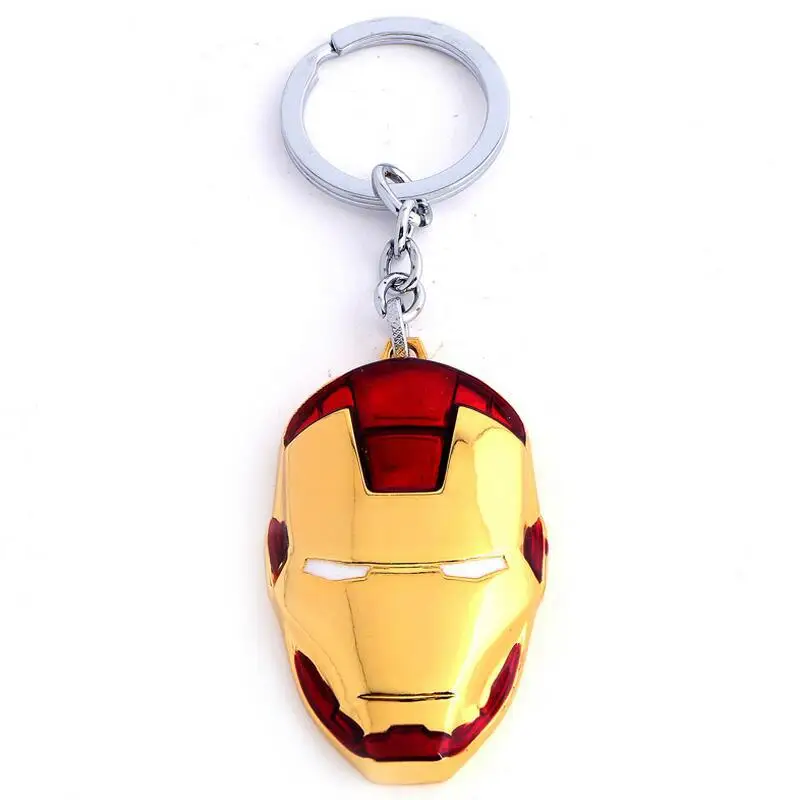 Супер Герой Мстители Железный человек Маска брелок металлический аниме чавейру