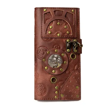

Women Wallets Steampunk PU Leather Men Wallet Wallet Purses