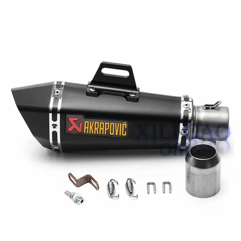 B Для yoshimura akrapovic выхлопная труба moto rcycle копия Поддельные углеродного волокна глушитель 36 мм 51 мм на входе escape moto DB убийца Универсальный - Цвет: B