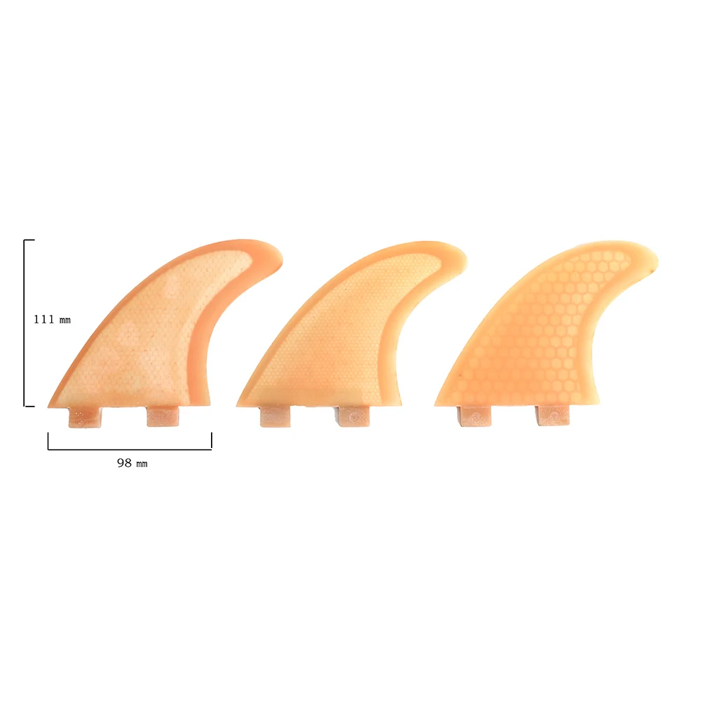 Сотовые стеклопластиковые плавники для серфинговой доски Подруливающее Устройство для серфинга