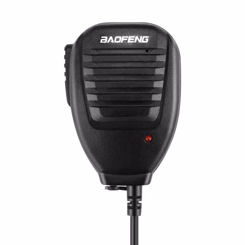 100% Baofeng Walkie Talkie Hand Mic Radio Speaker Mic PTT For Baofeng 888S 5R UV82 8D 5RE 5RA Speaker Headset Two Way Radio wireless mic