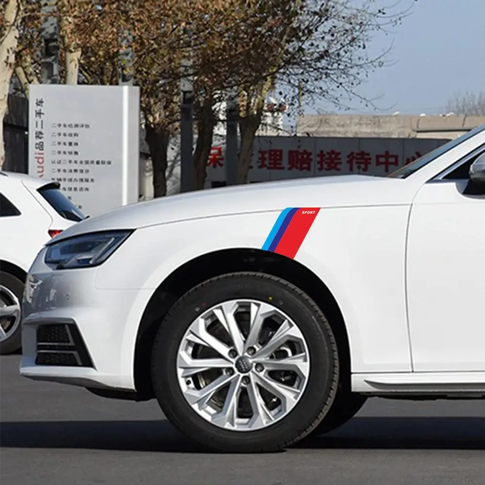 2 шт. декоративные наклейки на автомобиль для Bmw Benz Audi Vw Honda Mazda|Наклейки