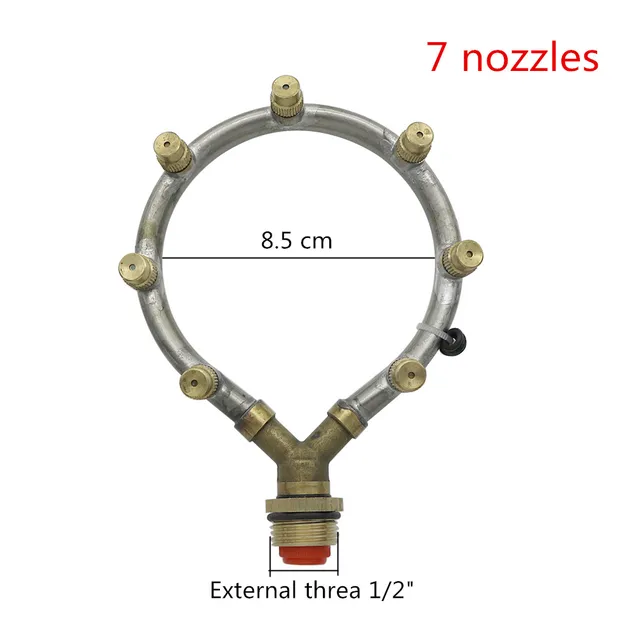 7 Nozzle and filter