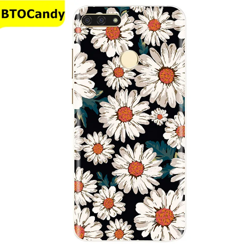 phone pouch for ladies For Huawei Y7 Prime 2018 Case Huawei Y7 2018 Cover Soft Silicone TPU Phone Case For Huawei Y 7 Y7 2018 Prime Back Cover Coque flip cases Cases & Covers