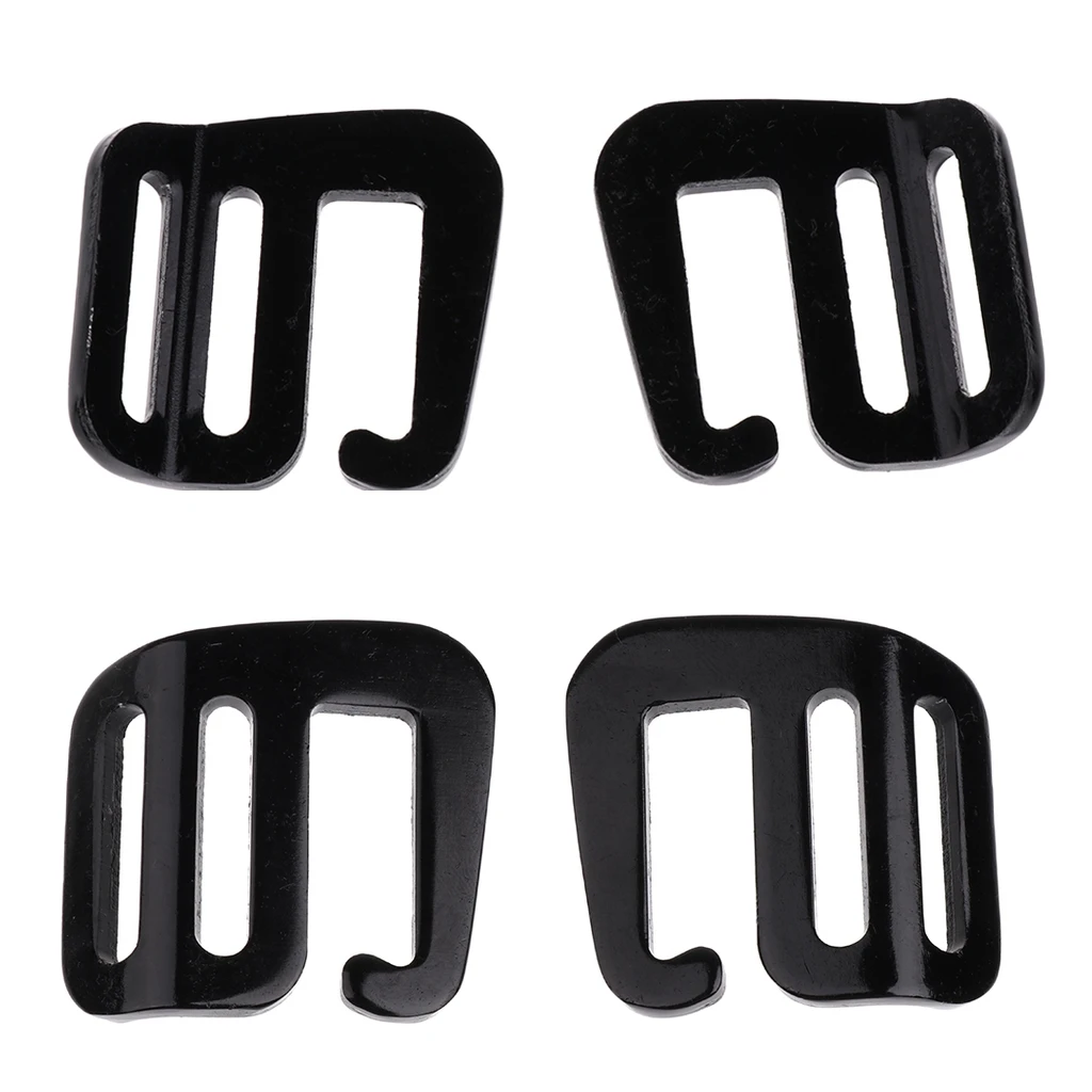 4Pcs 1 Inch G Hook Outdoor Webbing Buckle Clip for 25mm Backpack Strap Belt, Clothes / Luggage Packaging Accessories