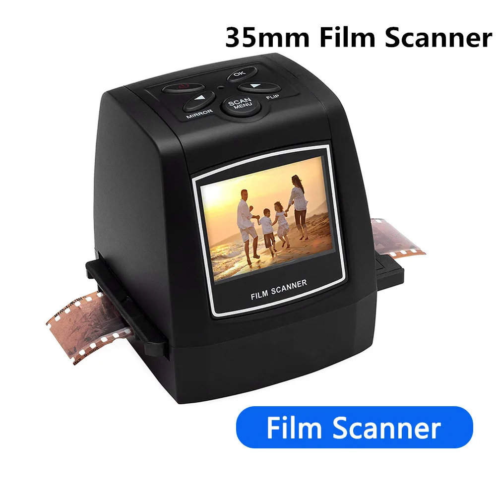 Annadue Film and Slide Scanners, Slide Scanner Converts Negative 135mm/35mm  Film, 8MP CMOS Sensor, for MAC/Windows XP/Vista/7/8/10