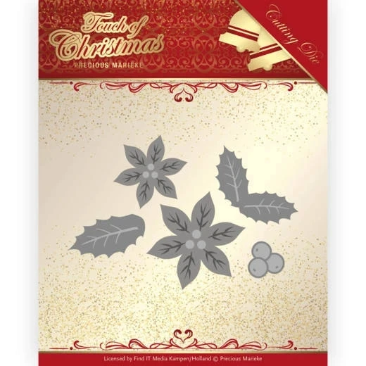 AliliArts металлические Вырубные штампы цветок пуансета Сделай Сам Скрапбукинг