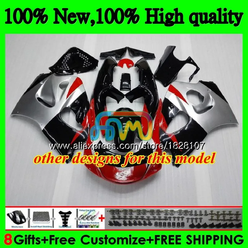 Средства ухода за кожей для SUZUKI GSXR 600 750 SRAD GSXR600 96 97 98 99 00 32BS. 20 GSX-R600 GSXR750 1996 1997 1998 1999 2000 обтекатель красный серебристый