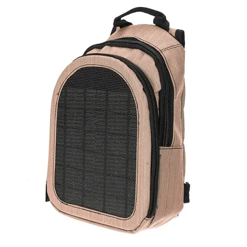 

5V Men Women Backpack Outdoor Waterproof Oxford Cloth USB Charging Running Cycling Hiking Solar Laptop Bag Camping Zipper Travel