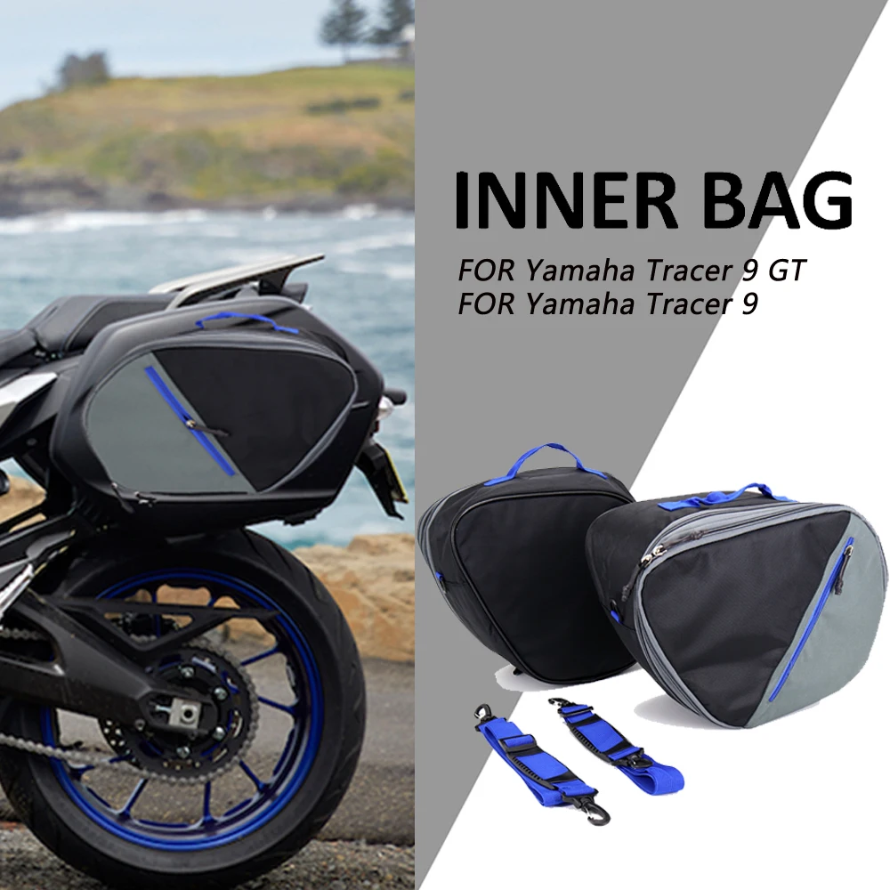 New For Yamaha Tracer 9 / 900 Gt Motorcycle Luggage Bags Black