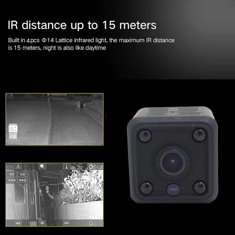 1080P WiFi камера домашняя ip-камера батарея CCTV беспроводная безопасность HD наблюдение микро ночного видения Домашний Детский видеоняни