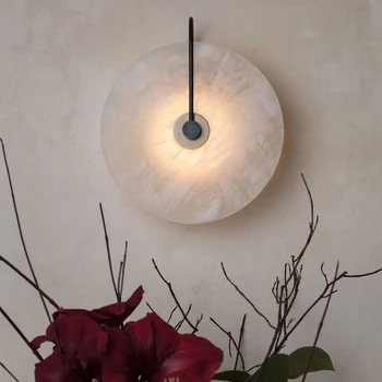

modern marble wall lamp simple wall light bedside lamp nordic light decoration LED wall light