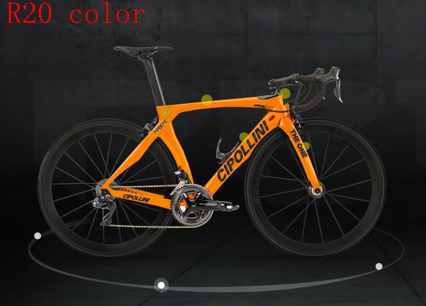 Cipollini RB1K T1100 3k углеродная рама для дорожного велосипеда гоночный набор углеродных велосипедов глянцевый Сделано в Тайване can XDB корабль - Цвет: R20