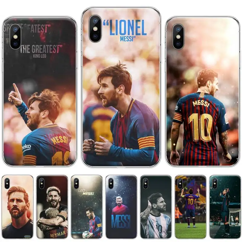 Lionel Argentina Messi футбол мягкий чехол для телефона iphone 4 4s 5 5S SE 5C 6 6S 7 8 plus X XS XR 11 PRO MAX |