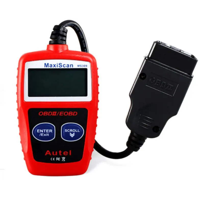 Autel MaxiScan MS309 CAN BUS OBD2 считыватель кода OBDII кодов|eobd scanner|ms309 obd2car code reader |