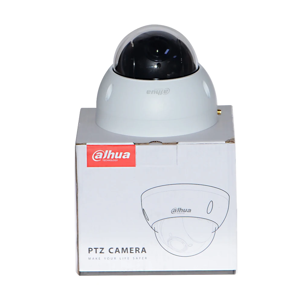 Dahua Wifi PTZ IP камера 2MP 4X Zoom мини купольная металлическая SD22404UE GN W видеонаблюдения H.265