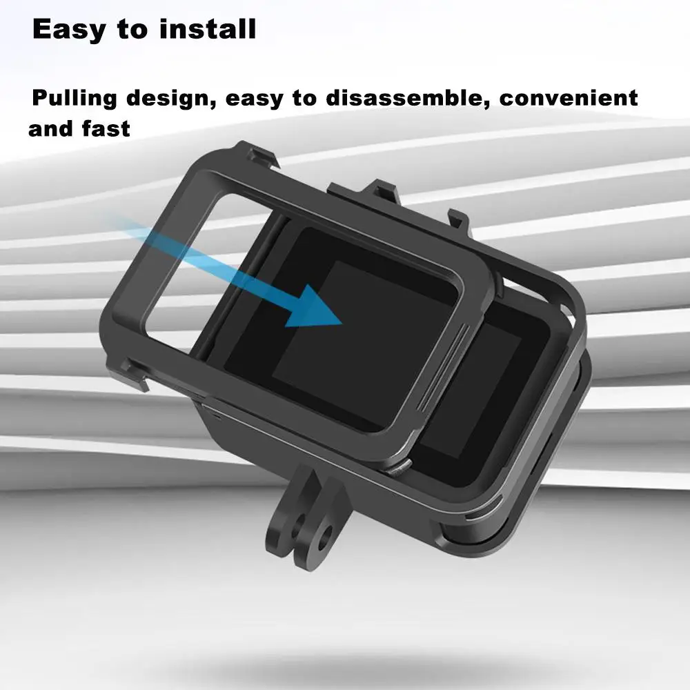 Защитная рамка BEESCLOVER для экшн-Камеры Gopro Hero 8, стабильный корпус, крепится на твердую камеру, оболочка, полная защита, аксессуар r35