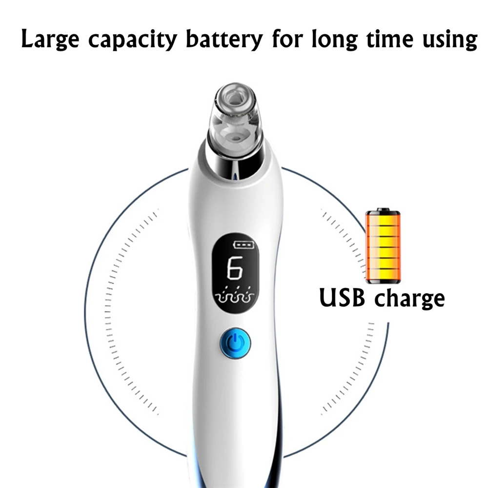 Электрический Уход за лицом для носа прыщи акне вакуумное средство для удаления угрей очиститель пор уход за кожей всасывание уход за кожей лица красота инструмент для спа кожи