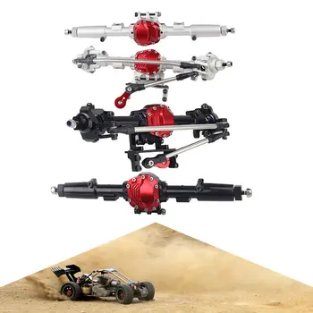 

Alloy Front Rear Straight Complete Axle for 1/10 RC Crawler Car Axial SCX10 II 90046 90047 Upgrade Parts RC Car Accessories