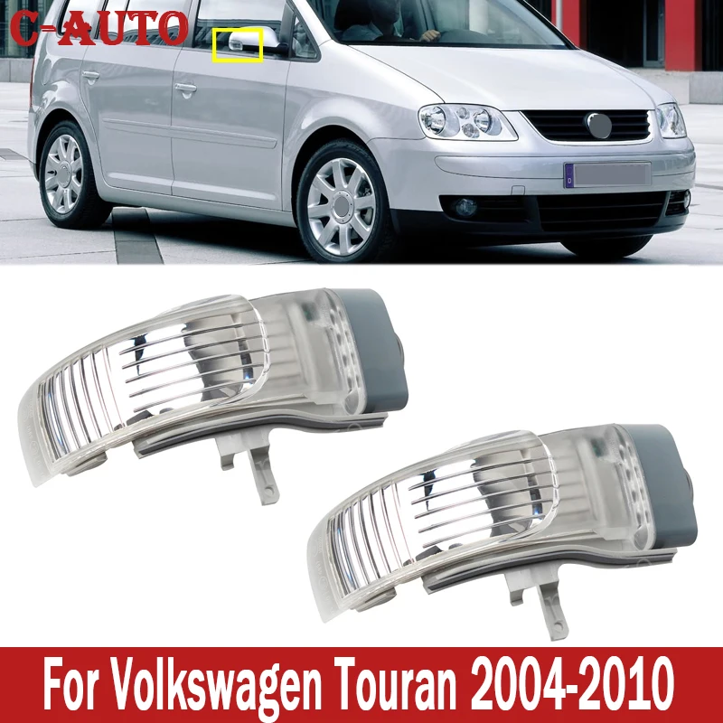 

C-Auto LED Car Door Wing rearview mirror lamp mirror signal turn signal Lights For Volkswagen Touran 2004-2010 Car-styling