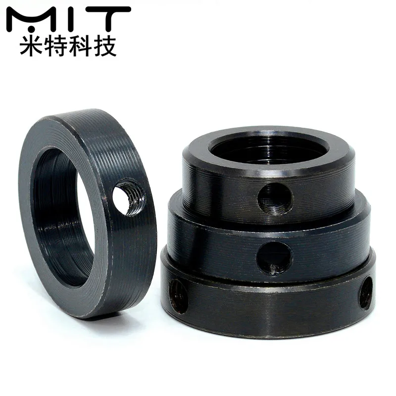 

1Pcs Fixed Ring GDSTG Set Screw Type Positioning Ring Shaft Locator Stop Collar Carbon Steel Surface Anodized