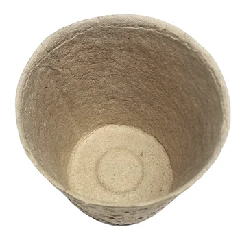

100pcs/set Starters Biodegradable Peat Pots For Plants Cultivation Cup Round Garden Nursery Balcony Yard Paper Pulp Greenhouse