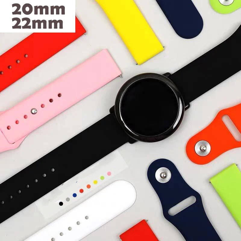 22 мм 20 ремешок для Samsung Galaxy Gear s3 активный силиконовый спортивный часов 42 46 S2 класс |