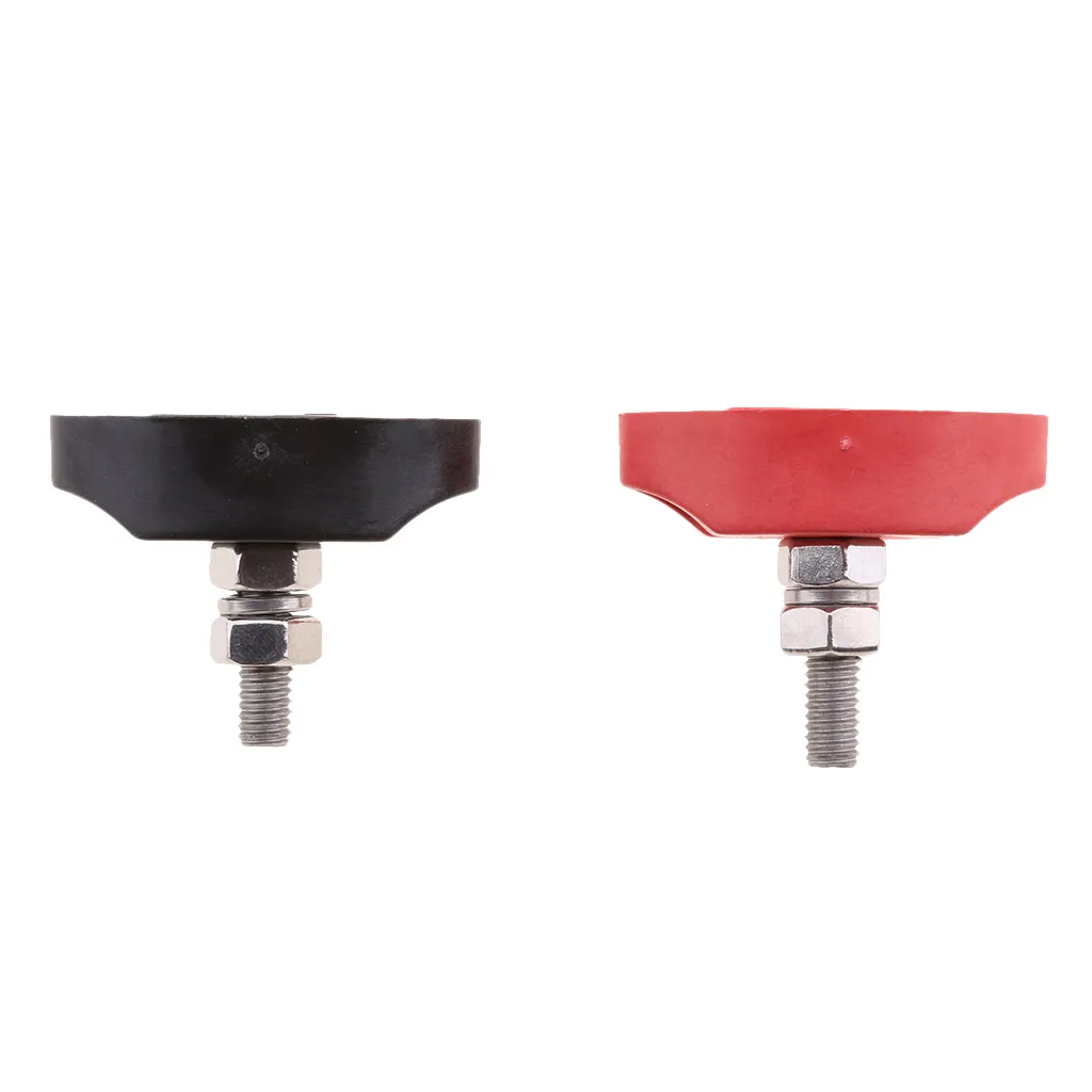 Red and Black Wire Terminal Junction Block Post for Marine Boat Yachts 10mm