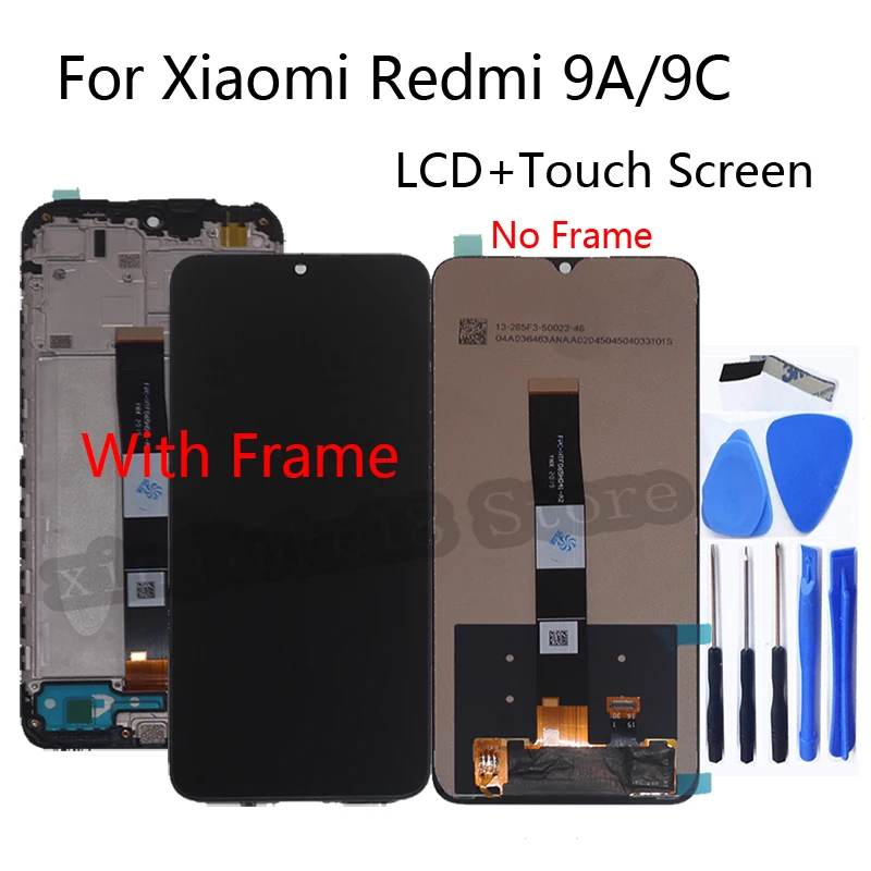 

6.53" Original New For Xiaomi Redmi 9A LCD Display Screen Touch Screen Digitizer replacement Repair Parts For Redmi 9C Screen