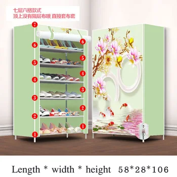 

Dustproof Large Size Non-Woven Fabric Shoes Rack Shoes Organizer Home Bedroom Dormitory Shoe Racks Shelf Cabinet Dropshipping