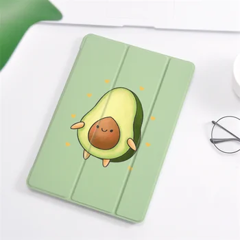 

iPad Case Cartoon Avocado For iPad 10.2 Case Soft Silicone Back Funda Protective Cover iPad 7th 8th Generation Case Tablet Air 4